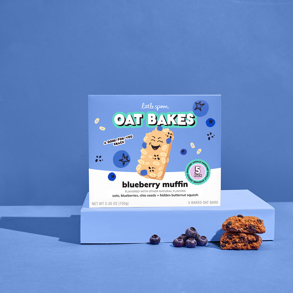 Blueberry Muffin Oat Bakes Healthy Snacks Little Spoon